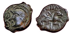 bronze VIIRICIVS cheval à droite