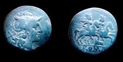 ANONYMOUS. RR Denarius (206-195 BCE). Mint: Rome.