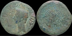 Augustus Hispania, Uncertain mint.. 27 B.C.-A.D. 14