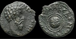 Marcus Aurelius Æ20 of Koinon, Macedon. AD 139-161.