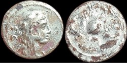 Faustus Cornelius L.f. L.n. Sulla 56 B.C.E. AR fourrée denarius (18.5 mm, 3.15 g, 7 h). Rome mint.
