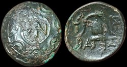 Antigonos II Gonatas Bronze. 277/6-239 BC.