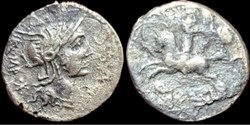 Sergia, M. Sergius Silus AR Denarius.