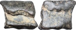 Aes premonetale. Aes formatum, AE cast Knucklebone (Astragalus)