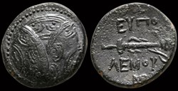 Caria Mylasa ΕΥΠΟΛΕΜΟΣ (Eupolemos), strategos 295-280 BC.