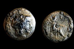 M. Porcius Cato Quinarius (89 BCE). Rome.