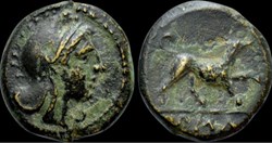 ANONYMOUS. Half litra (Circa 234-231 BC). Rome.
