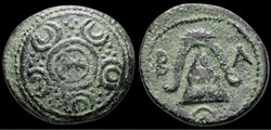 Alexander III - Philip III Ca. 325-310 B.C. AE half unit (16 mm, 3.97 g). Uncertain Macedonian mint