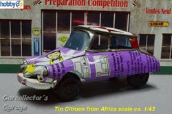 Citroen DS Tin from Africa