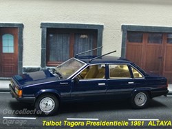 Talbot Tagora Présidentielle 1981