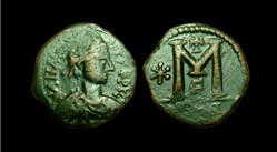 Anastasius I 491-518 AD AE Follis Constantinople mint