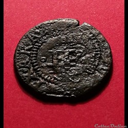 Menut catalan denier - Philippe III comte du Roussillon 1611