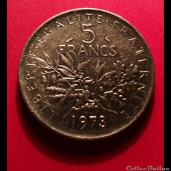 5 Francs - semeuse 1973