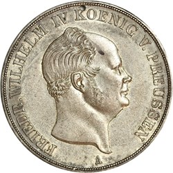 2 thaler - Friedrich Wilhelm IV 1855