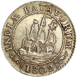 Pays_Bas- 1/8 de Gulden 1802