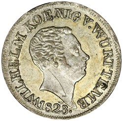 Allemagne- 6 Kreuzer 1823