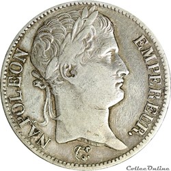 5 francs Napoléon 1er, 1810 A Empire français -AR5F-0021