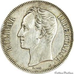 5 BOLIVAR 1879 _ AR5F-0014