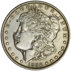 Morgan dollar 1896