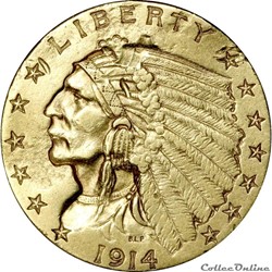 2,5 Dollar 1914 (OR10F-015)