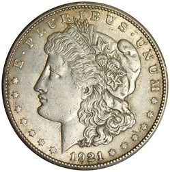 Morgan dollar 1921 s