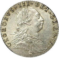 Royaume Unis - 6 Pence 1787 "coeurs"
