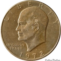 ? ? ? ? ? Eisenhower Dollar 1972