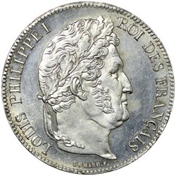 5 FRANCS Louis Philippe 1834 A