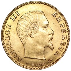 5 francs Or 1867 A
