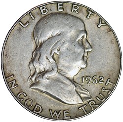 Half dollar 1962 D Franklin