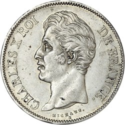 5 francs Charles X - 1828 W