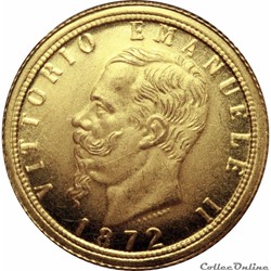 Italie - 05 Lire 1872 R (OR5F-063)