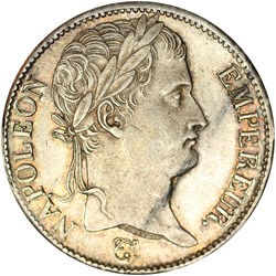 5 francs Napoléon 1er, 1812 B Empire français -AR5F-0022/B