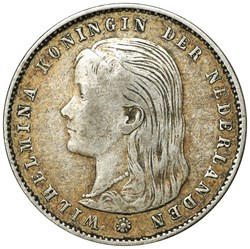 Pays-Bas _ 25 Cents 1896