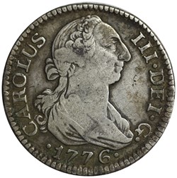Espagne - 2 Réals 1776 Madrid