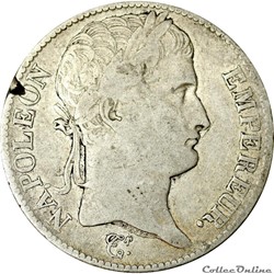 5 francs Napoléon 1er, 1808 A république française - AR5F-0022