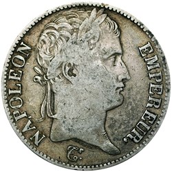 5 francs Napoléon 1er, 1812 A Empire français