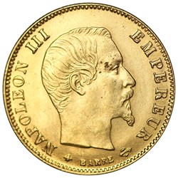 5 francs Or 1866 A