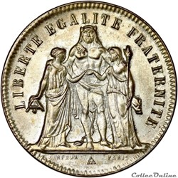 5 Francs Hercule 1908