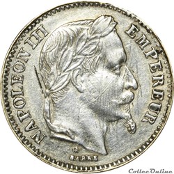 20 francs 1866 A (Platine)
