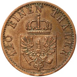 ALLEMAGNE - 3 Pfenninge 1870 C