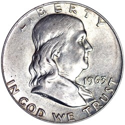 Half dollar 1963 D Franklin
