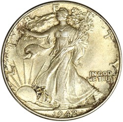 ???? Half dollar Liberty 1942