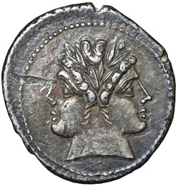ANONYMES Didrachme ou quadrigatus