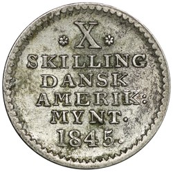 Danmark - 10 Skilling 1845