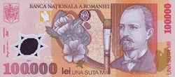 100.000 lei 2001 Pick 114a Roumanie / 6-10