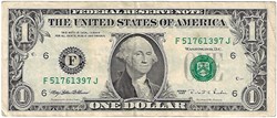 1 USD - 1995 - F