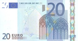 20 Euro 2002 Pick 10u France