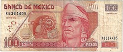 100 Pesos 2005 Pick 118h Mexique