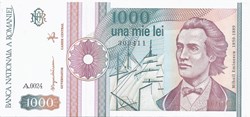 1.000 lei 1991 Pick 101Ab Roumanie / 7-20